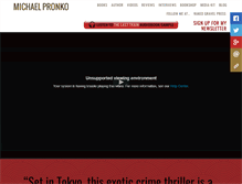 Tablet Screenshot of michaelpronko.com